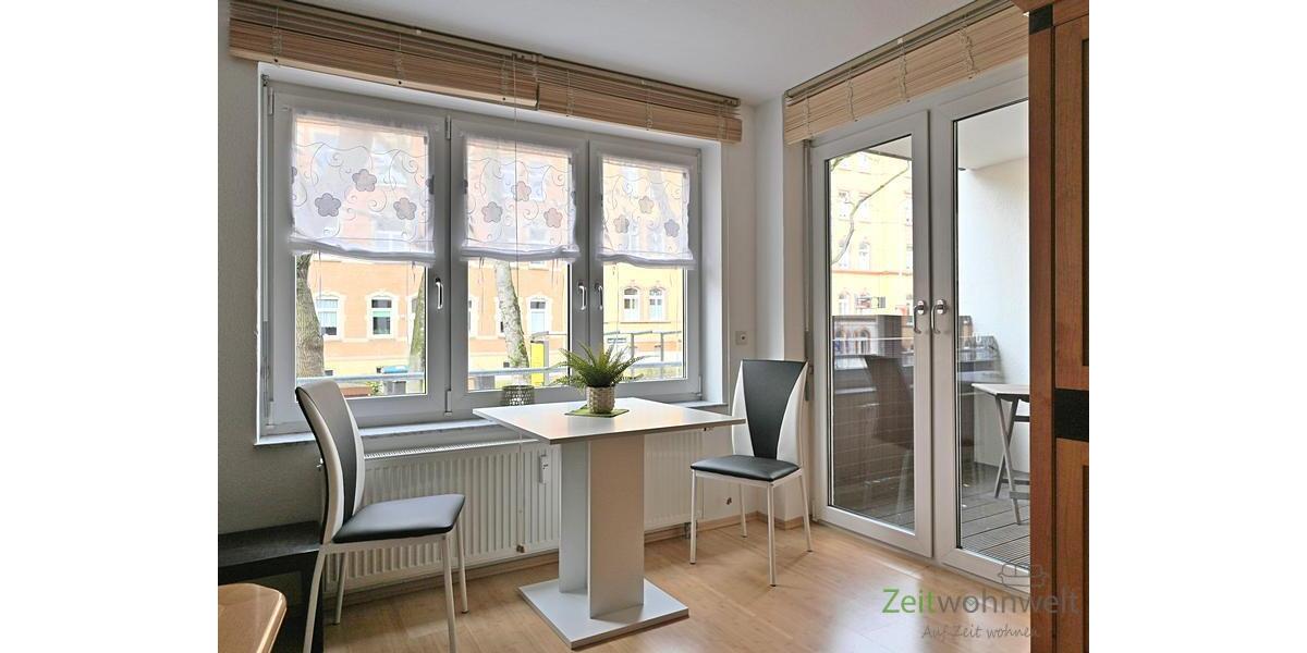 (EF0874_M) Erfurt: Brühlervorstadt, möblierte Wohnung mit PKW-Stellplatz, WLAN, Balkon, Aufzug nahe dem Amtsgericht - Etagenwohnung Erfurt Brühlervorstadt | Angebot:26213432