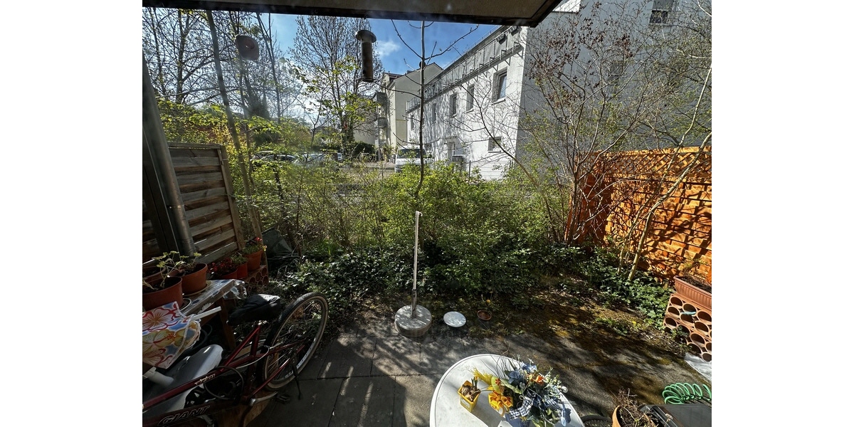 Blick aus dem Wohnzimmer