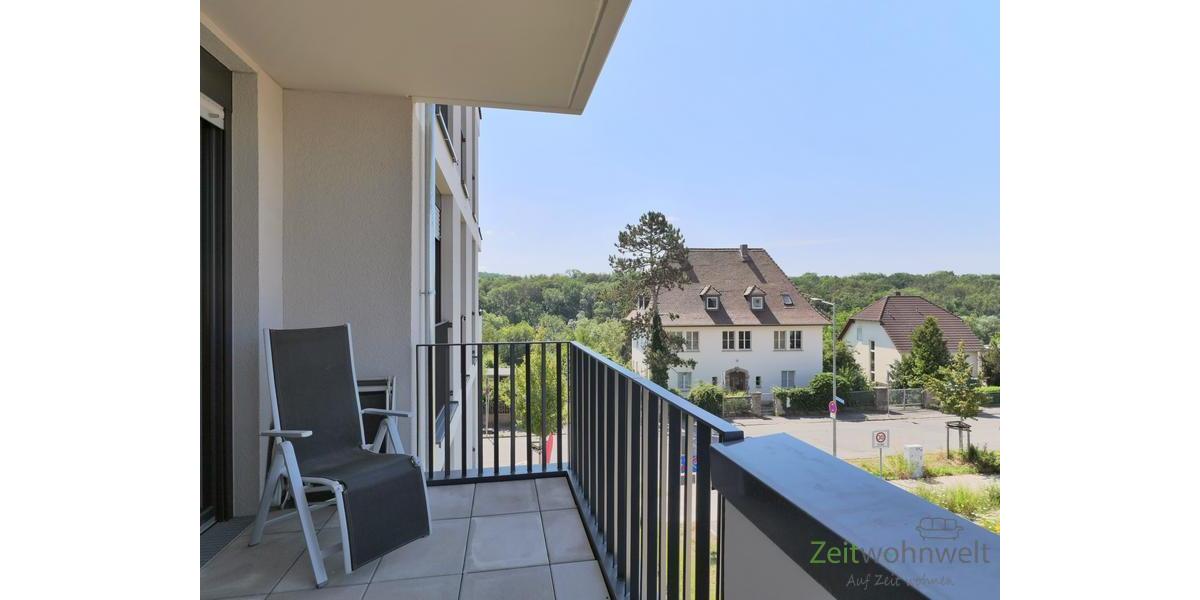 Blick vom Balkon