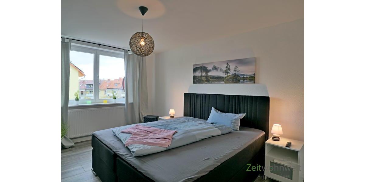 Blick ins Schlafzimmer