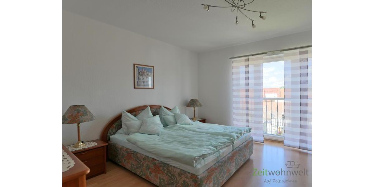 Blick ins Schlafzimmer