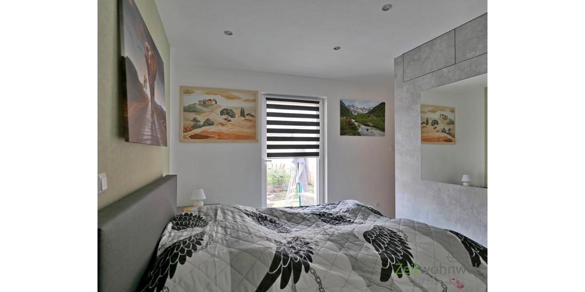 Blick ins Schlafzimmer