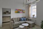 (EF1128_M) Weimar: Apolda, neu möbliertes 2-Zimmer-Apartment nahe der Innenstadt, Reinigungsservice möglich - Etagenwohnung Apolda Apolda | Angebot:26548534