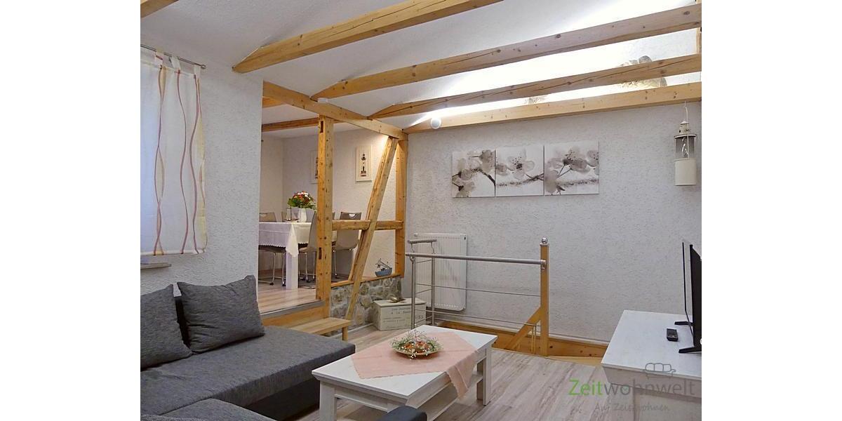 (EF0446_M) Erfurt: Gispersleben, neu möblierte Wohnung über 2 Etagen, ruhige Lage, Dachbalkon, 2x BadWC, WLAN inklusive - Etagenwohnung Erfurt Gispersleben | Angebot:26972272