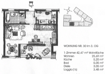 Grundriss WE 30