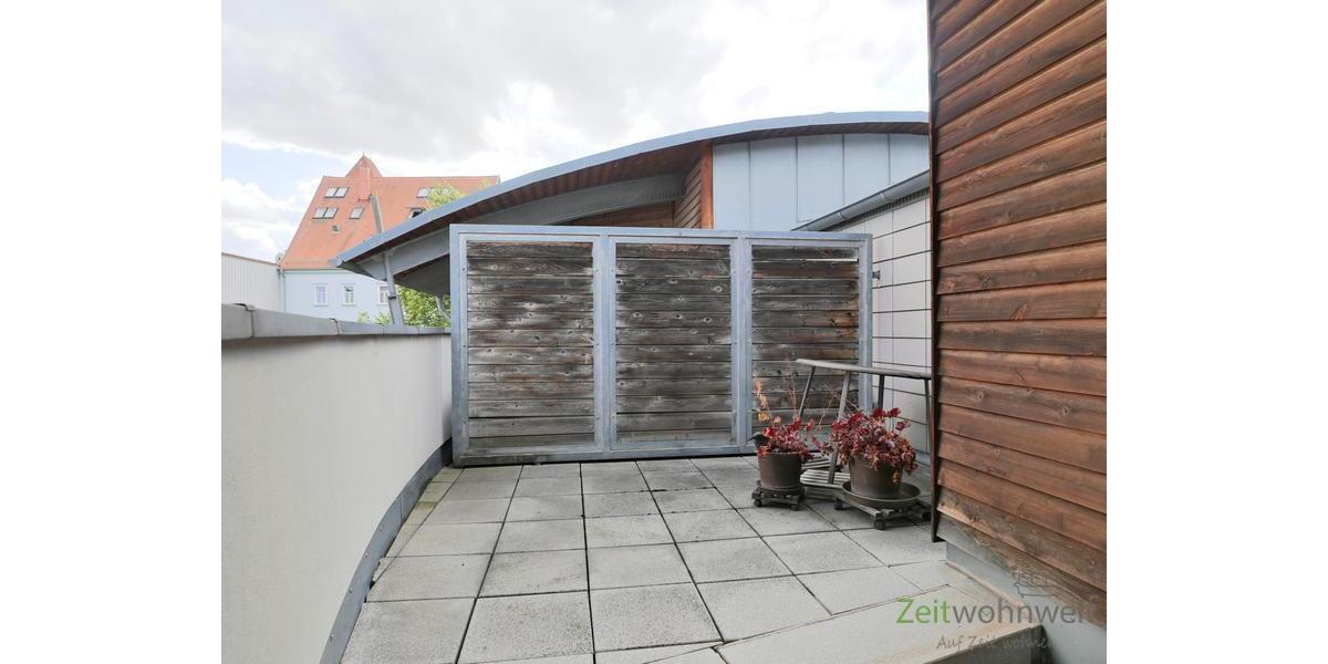 Blick auf die Dachterrasse